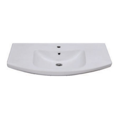 Euroser Göksu 100 cm Etajerli Beyaz Banyo Dolabı Lavabosu